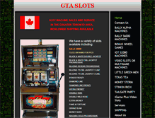 Tablet Screenshot of gtaslots.com